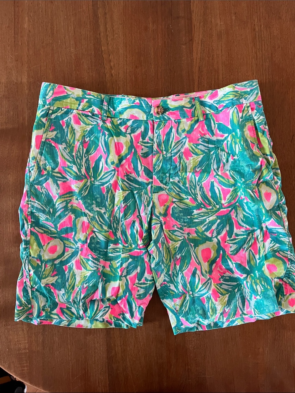 Lily Pulitzer Guacamole Shorts Men’s 34